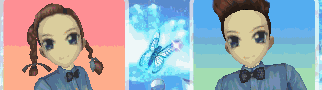水晶蓝蝶